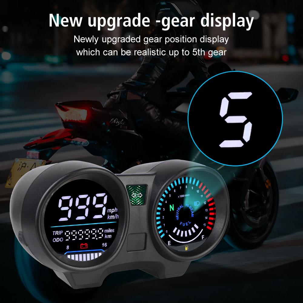 Цифровой спидометр для мотоцикла, светодиодный многофункциональный прибор для TITAN150, для Honda CG150 Fan150