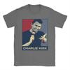 Charlie Kirk RIP Men T Shirts  Amazing Tee Shirt Short Sleeve Round Neck TShirts 100 Cotton Printing Clothing