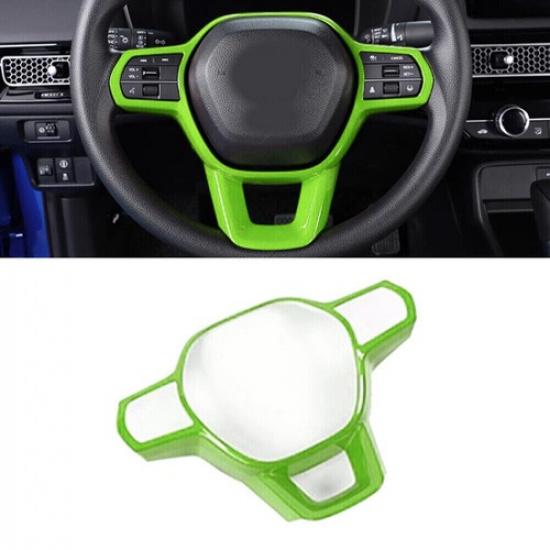 Steering Wheel Border Panel Cover Trim For Honda Civic 11th 22- Bright Green
