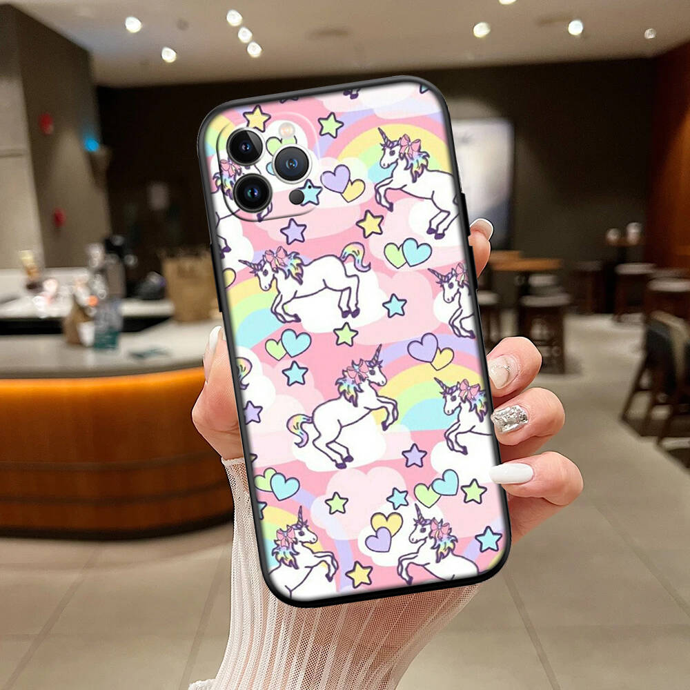 Cartoon Unicorn Case for Samsung A06 A35 A25 A24 A15 A05S A05 M55 M35 M15 A02 A12 A13 A10 A16 A20 A30 A22 A31 A32 A33 A42 A50