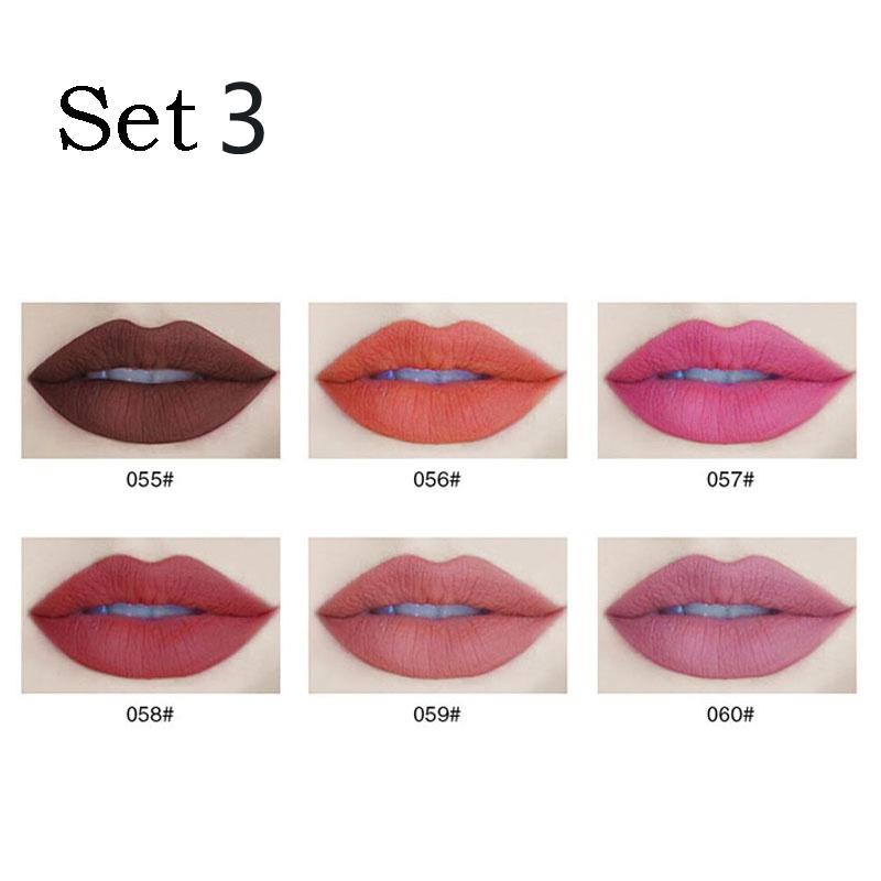 6Pcs Wood Lip Liner Waterproof Lady Charming Lip Liner Makeup Women's Long Lasting Cosmetic Tool Soft Pencil