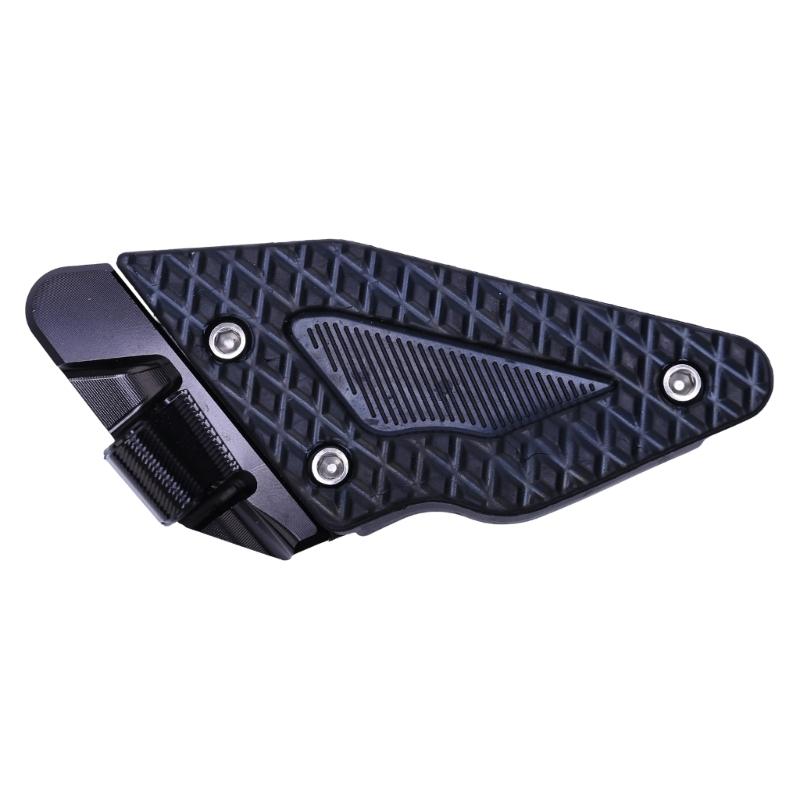 Textured Motorcycle Step Plate Pair with Aluminum Bodies, Footrest Floorboard Accessories for PCX160 PCX125 Routine Replacement Work