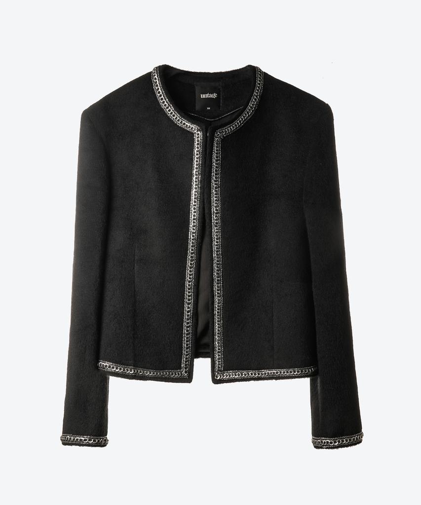 Untage Lama Chain Crop Jacket (Unisex)_Uth-Fb31