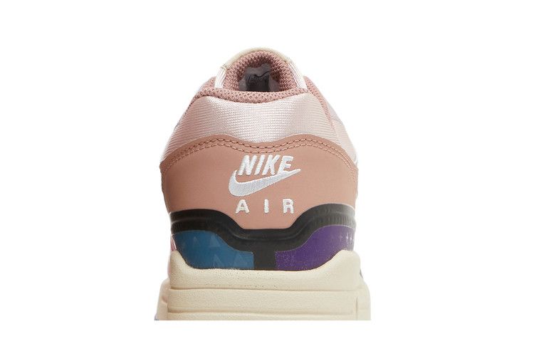 Женские кроссовки Nike Air Max 1 Premium Plum Fog Fossil Rose (Женский) Розовый/Синий/Фиолетовый/Бронзовый