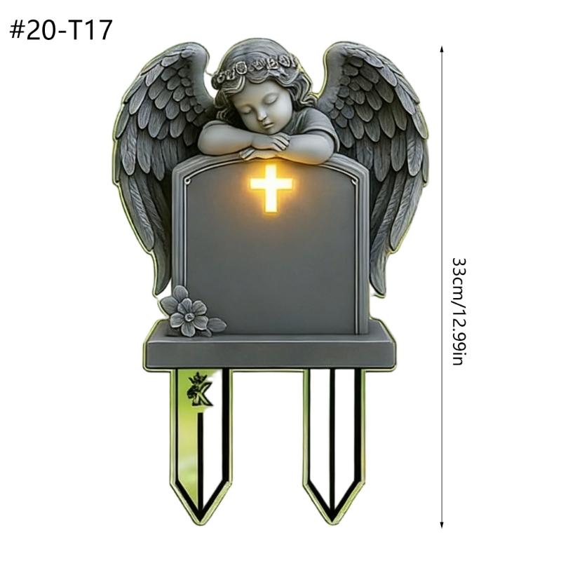 Durable Acrylic Cemetery Garden Decoration Stake Weather Resistant For Memorials Landscaping And Outdoor Ornaments Use