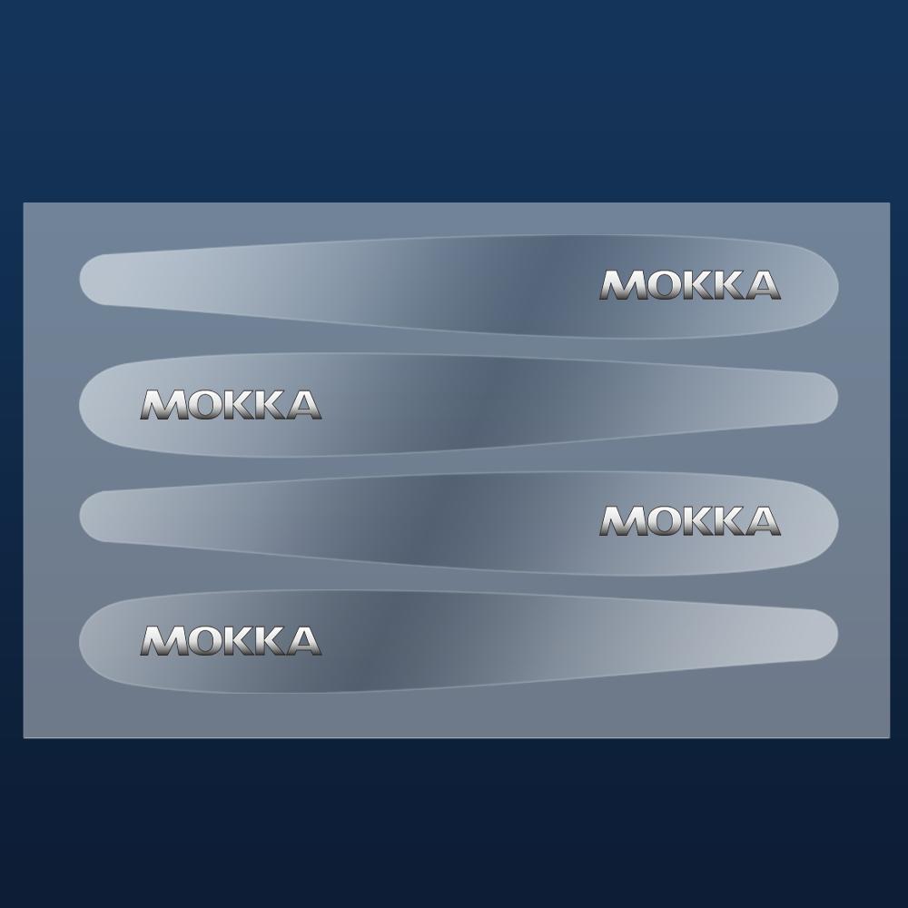 BBGH1 4/8pc Transparent Car Door Handle Cup Protector Film Anti Scratch Stickers For Opel OPC Astra J H G K Insignia Corsa D B E Mokka