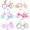 Multicolor Photography Props Cycling Scene Model Doll Bicycle Miniature Bike Dollhouse Accessories