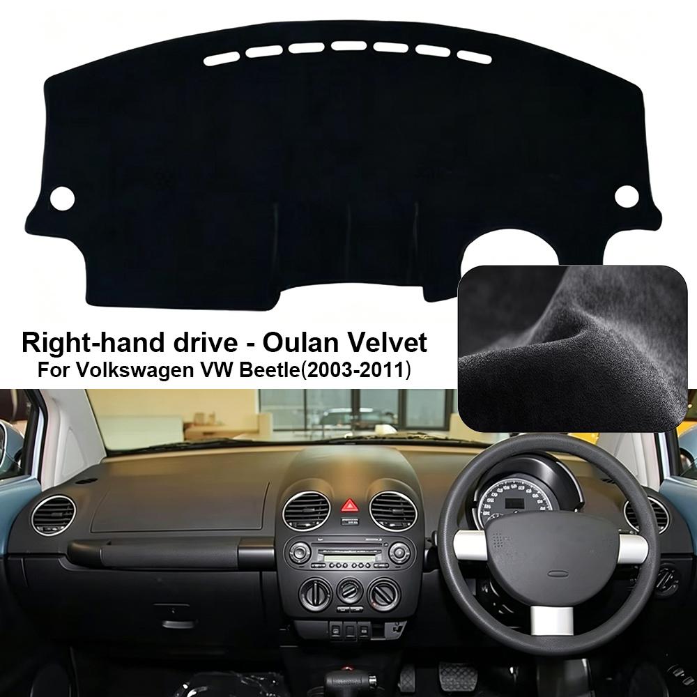Накладка на панель приборов автомобиля для Volkswagen VW Beetle 2003-2011, солнцезащитный коврик, защита от УФ-излучения, противоскользящие коврики, аксессуары для интерьера
