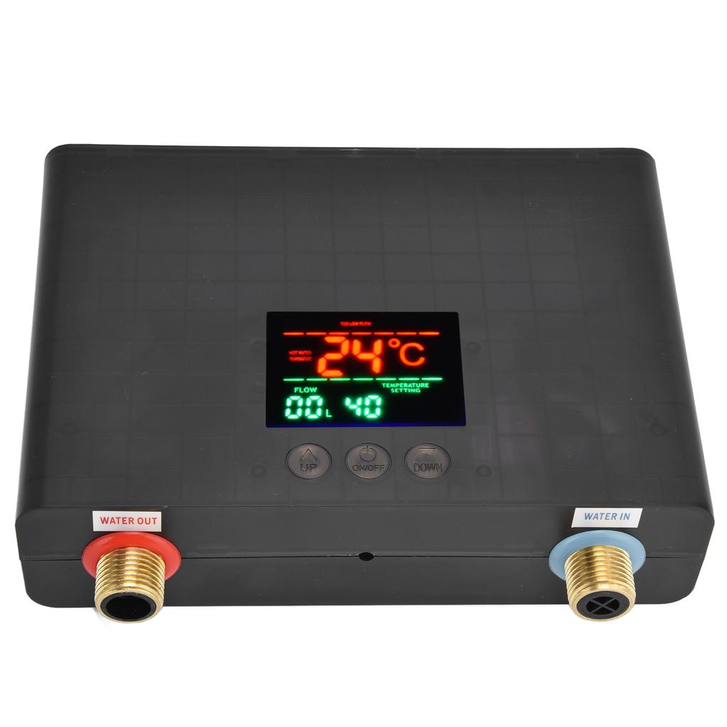 5500 Вт проточный электрический водонагреватель с сенсорной панелью дистанционного управления для кухни и ванной комнаты