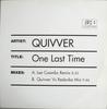 12-дюймовая пластинка QUIVVER - One Last Time (Ремиксы) VCRTX81 VC Recordings 2001 UK Танцевальная и Электронная Музыка Б/У