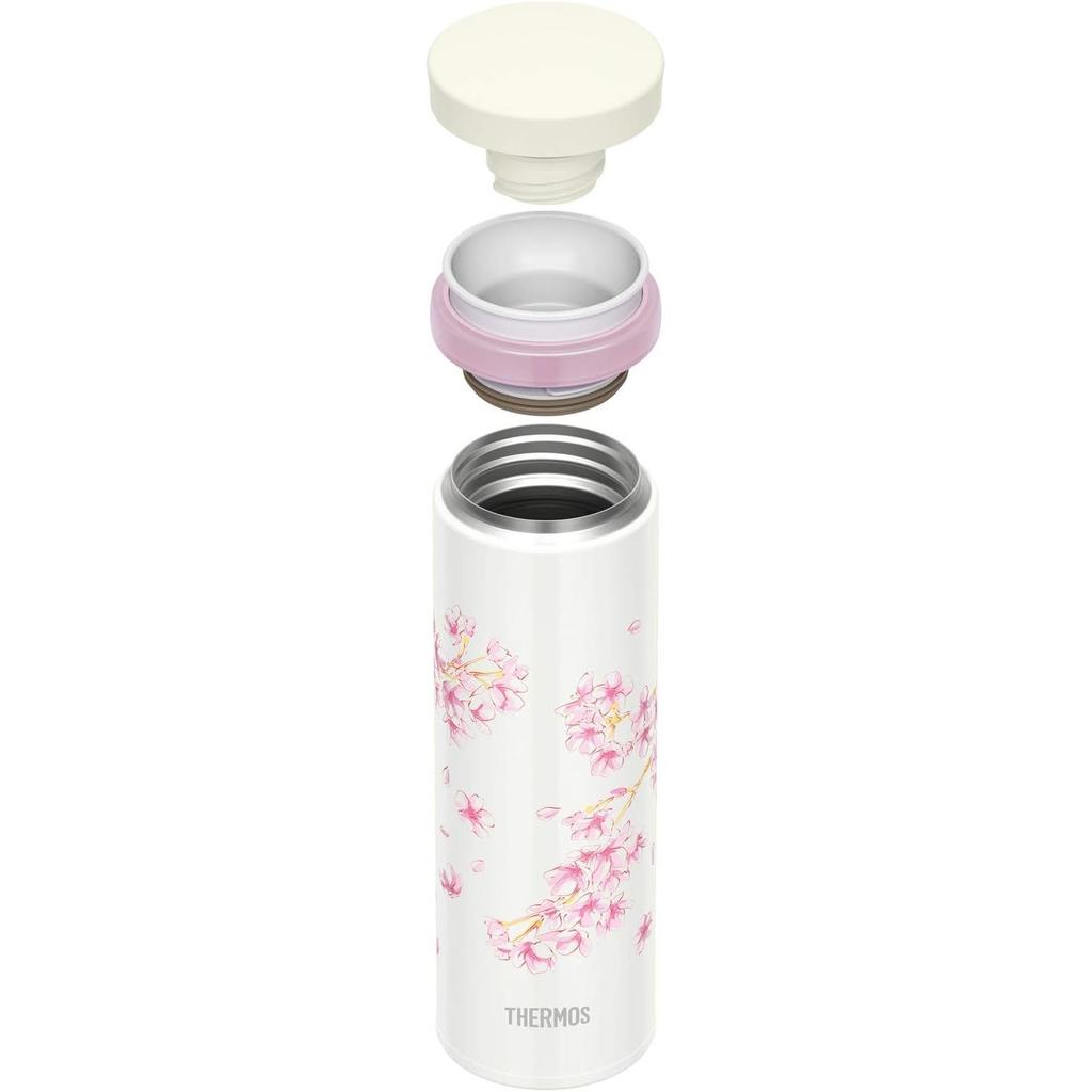 Thermos Вода, изготовленная в вакуумной изоляционной портативной бутылке Hanazakura HNZ, Япония, Кружка, 500 мл, (розовый) JNY-502