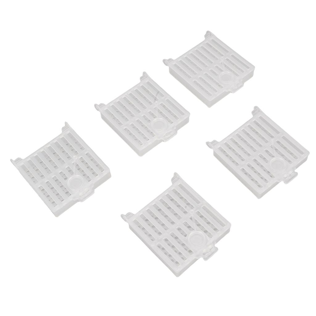 10PCS Queen Bee Catcher Cage Plastic Transparent Multifunctional Queen Bee Catching Box for Beekeeping Tools