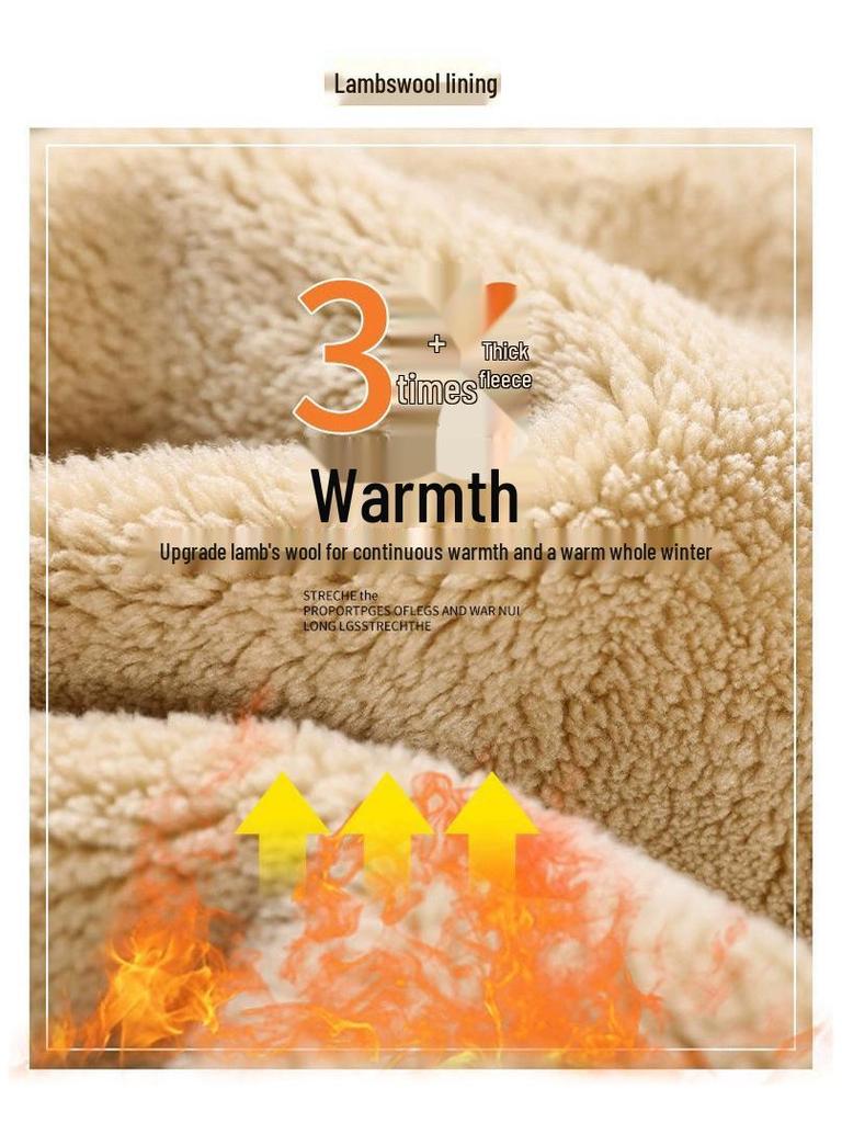 Женские флисовые спортивные штаны с высокой посадкой и манжетами - Толстые серые джоггеры для осени/зимы 2024