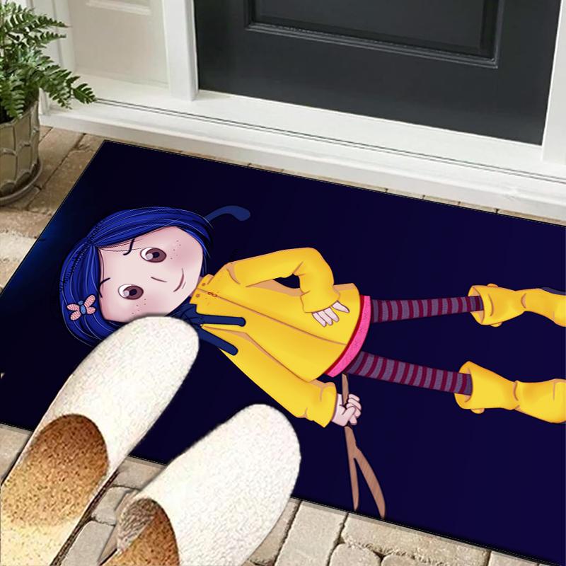 Moonlit Mystery Cora-line Office Rug Chair Mat, Game Carpet, Suitable for Front Door, Bedroom, Living Room, Desk, Holiday Gift