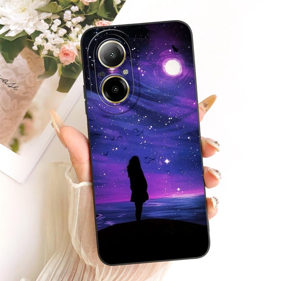 Чехол для Realme C67 4G RMX3890 Милый мультяшный чехол-кролик Мягкий силиконовый чехол для Realme 12 Lite C 67 RealmeC67 4G Задняя крышка Сумки
