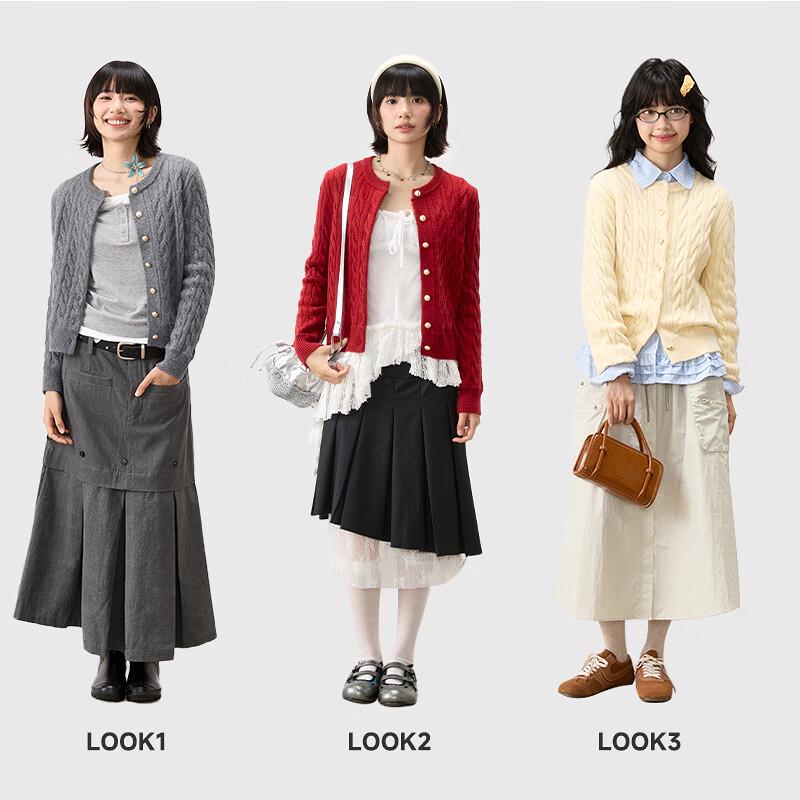 Warrior Women's Cable Knit Thermal Cardigan