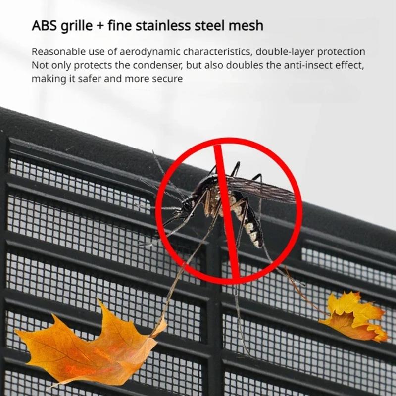 Защитная крышка воздухозаборника автомобиля предотвращает мусор, подходит для модели 3+, москитная сетка, передняя впускная решетка кондиционера