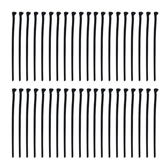 100 шт. Самозатягивающиеся нейлоновые кабельные стяжки Регулируемый многоцелевой ремешок для проводов Дом Офис Мастерская В помещении На улице Сверхпрочная стяжка-молния Обертка