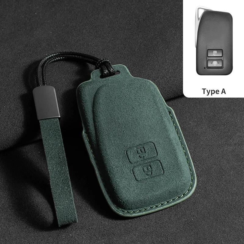 Interior Mouldings Suede Car Key Cover for Lexus NX ES UX US RC LX GX IS RX 200 250h 350h LS 450h 260h 300h UX20