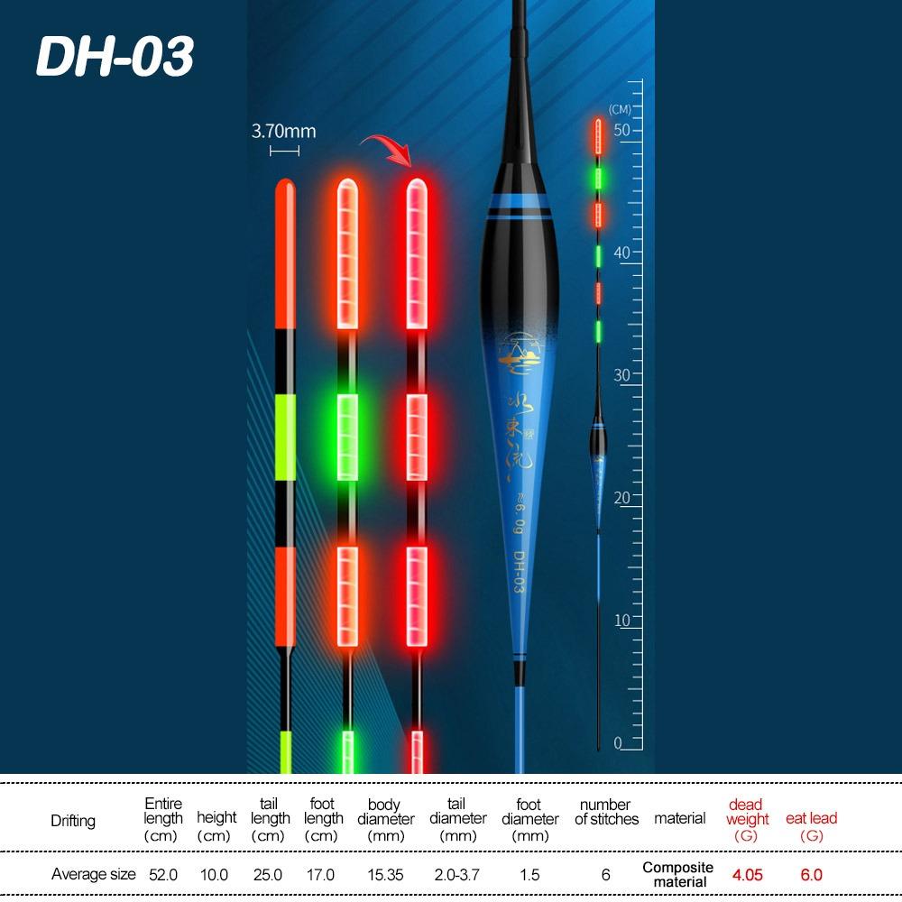 2 Подсветка Поплавок Длинный Хвост Боббер Буй Новый Поплавки для Рок-Рыбалки Рыбалка