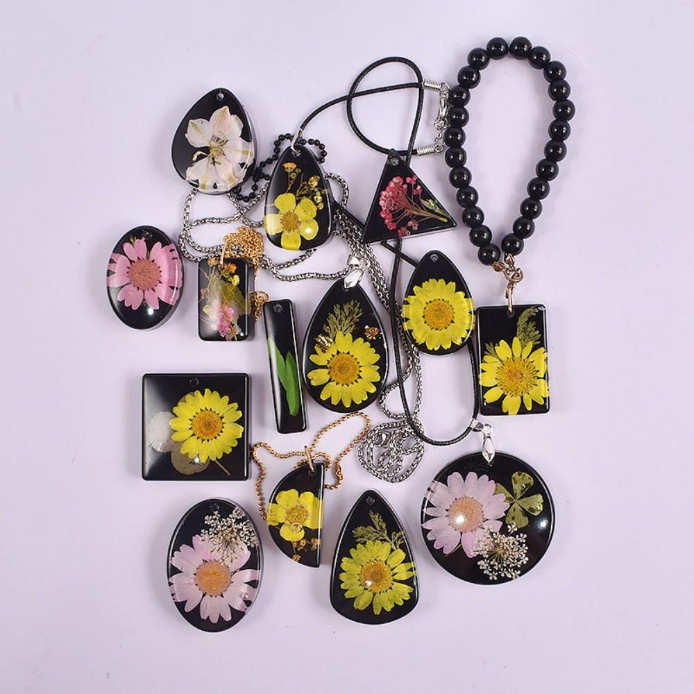 Silicone Resin Jewelry Molds Reusable Crystal Epoxy Resin Mold Pendant Earring Necklace