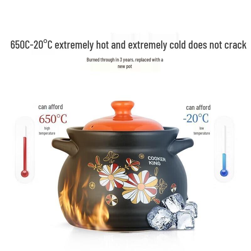 COOKER KING Эмалированная кастрюля-жаровня 5 л