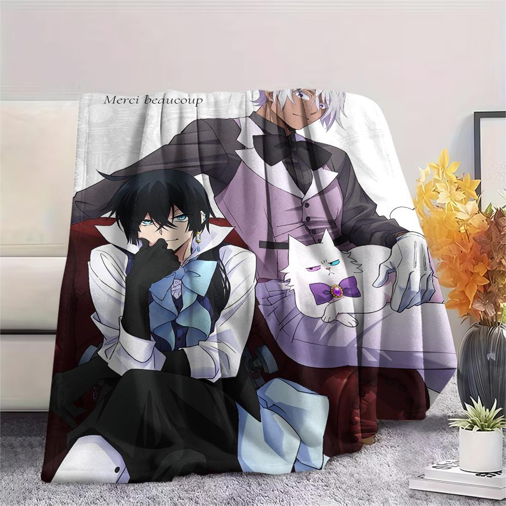 1PC Vanitas's Journal Print Flannel Blanket, High quality Comfortable for All Seasons, Home Decor, Warmth and Comfort, Perfect for Christmas Gifts236