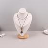 Velvet Portrait Necklace Display Pendant Organizer Jewelry Display Stand Jewelry Mannequin Bust Necklace Pendant Window Display
