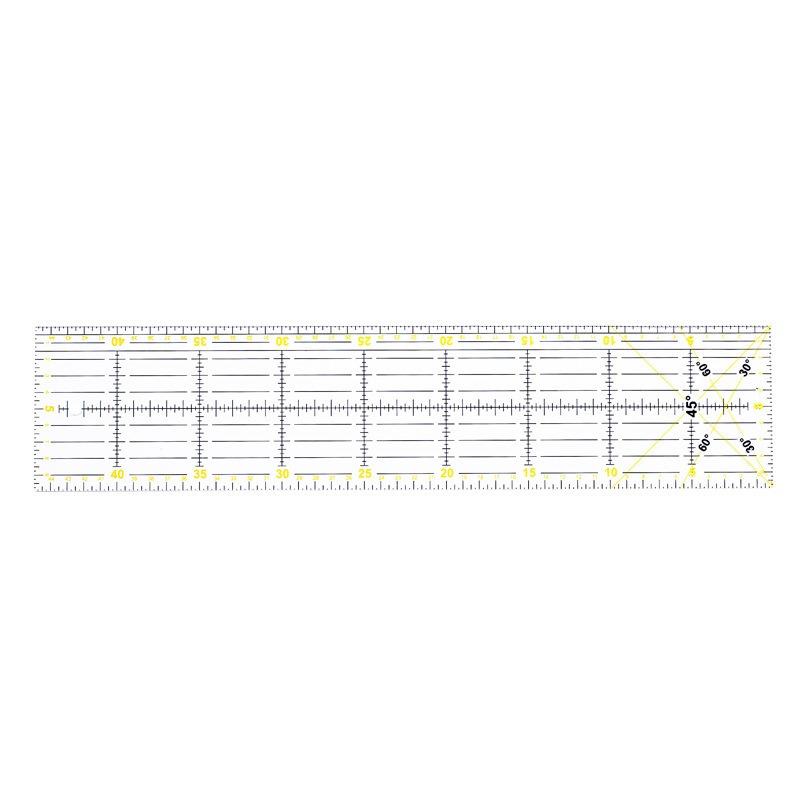 Прозрачная линейка для квилтинга, портновская швейная линейка, направляющая для резки, измерительные инструменты для шитья, квилтинга и DIY поделок