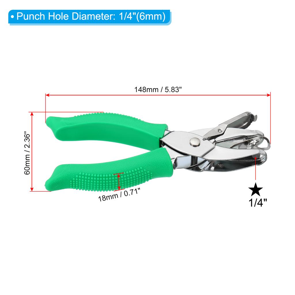 1Pc School Office Metal Single Hole Puncher Hand DIY Loose-leaf Paper Punch Single Hole Scrapbooking Punches for Craft Scrapbook