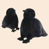 Simulation Crow Doll Plush Toy 15/25/35cm Handmade Cartoon Anime Cute Pillow Cushion Home Decor Kids Birthday Gift