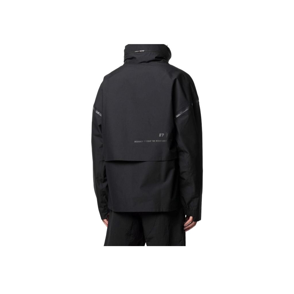 Adidas Originals Trefoil Solid Logo Print Zip-Up Collar Sports Jacket Men Jacket Black H16254