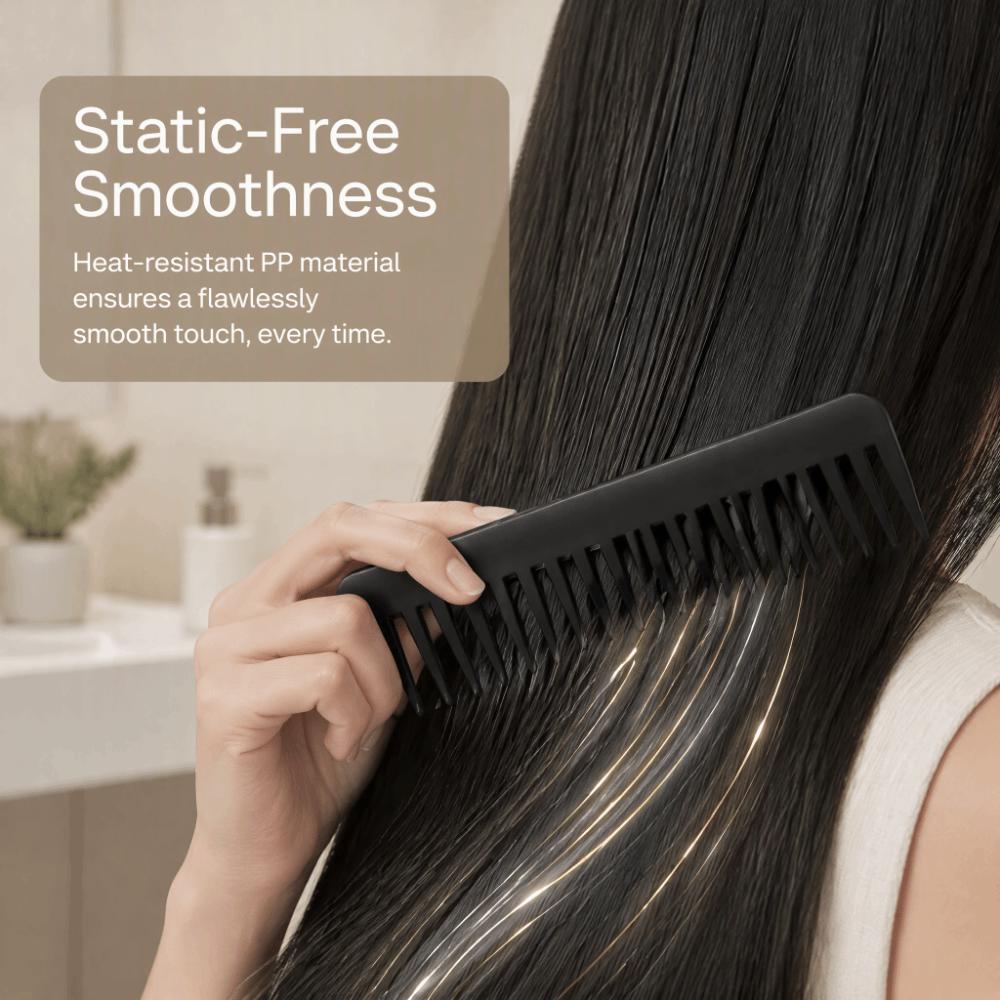 3PCS No Handle Design Wide Tooth Combs 20 Teeth Travel Hair Comb Scalp Massage Comb Travel Use