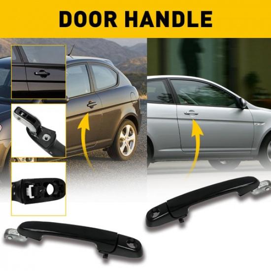 2X Передняя сторона LHRH Набор ручек внешней дверной панели для 2006-2011 Accent Hyundai K