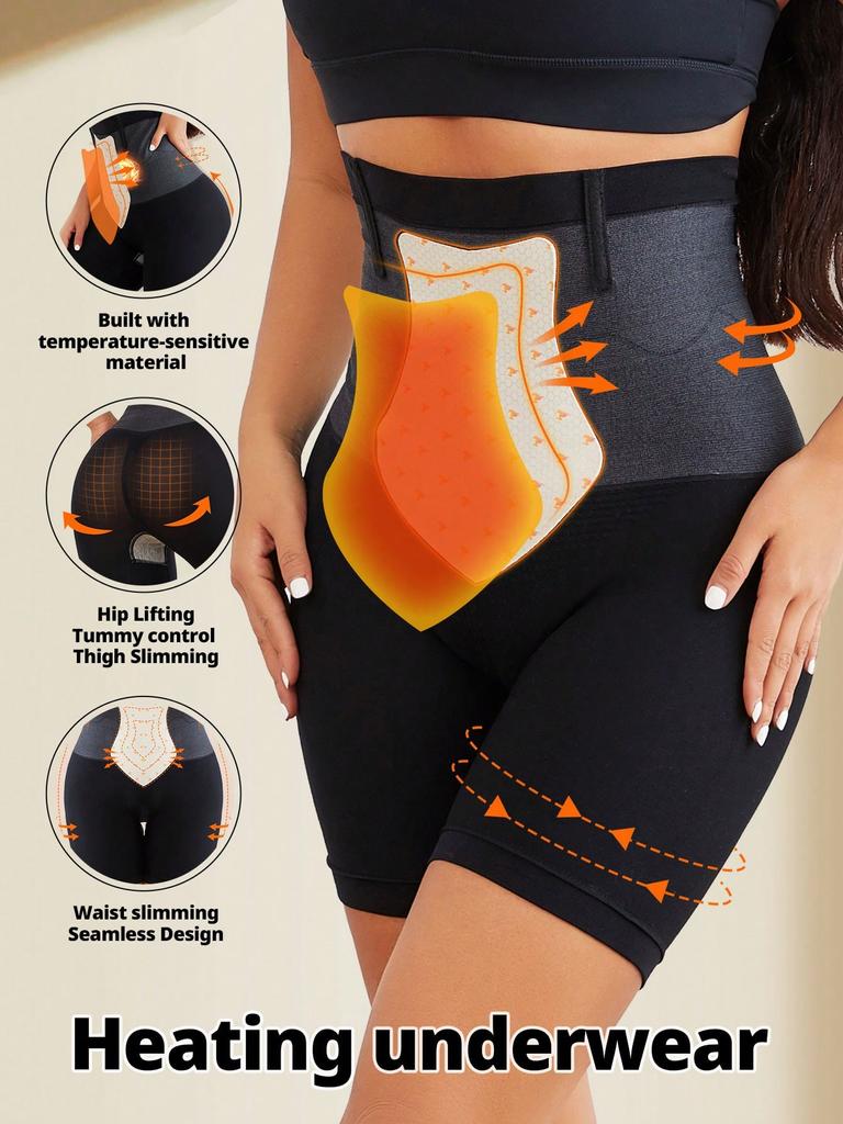 Flarixa Термошорты с высокой талией, утягивающее белье, корректирующее белье для живота, нижнее белье для месячных, спортивные трусы, корректирующее белье