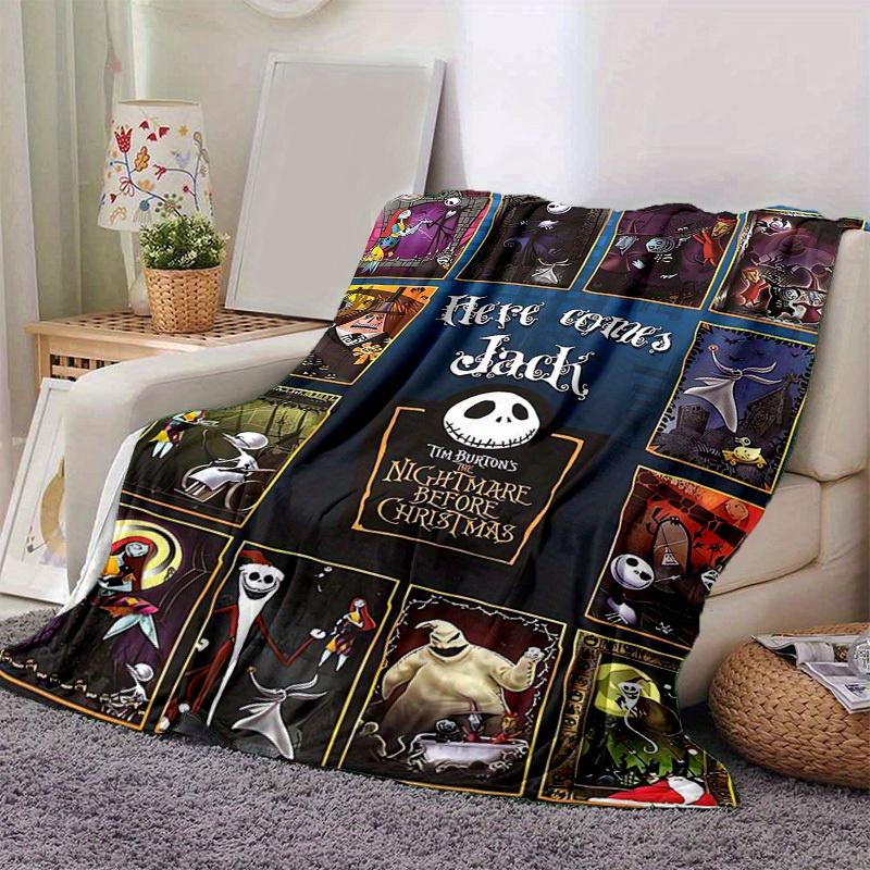 1pc, Here Comes Jack Home Decor Blanket, Perfect as a Sofa Throw, Outdoor Blanket, or Gift, Flannel Coverlet
