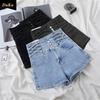 High-waisted Denim Shorts Fashion Women's Spring Design Sense of Leggings