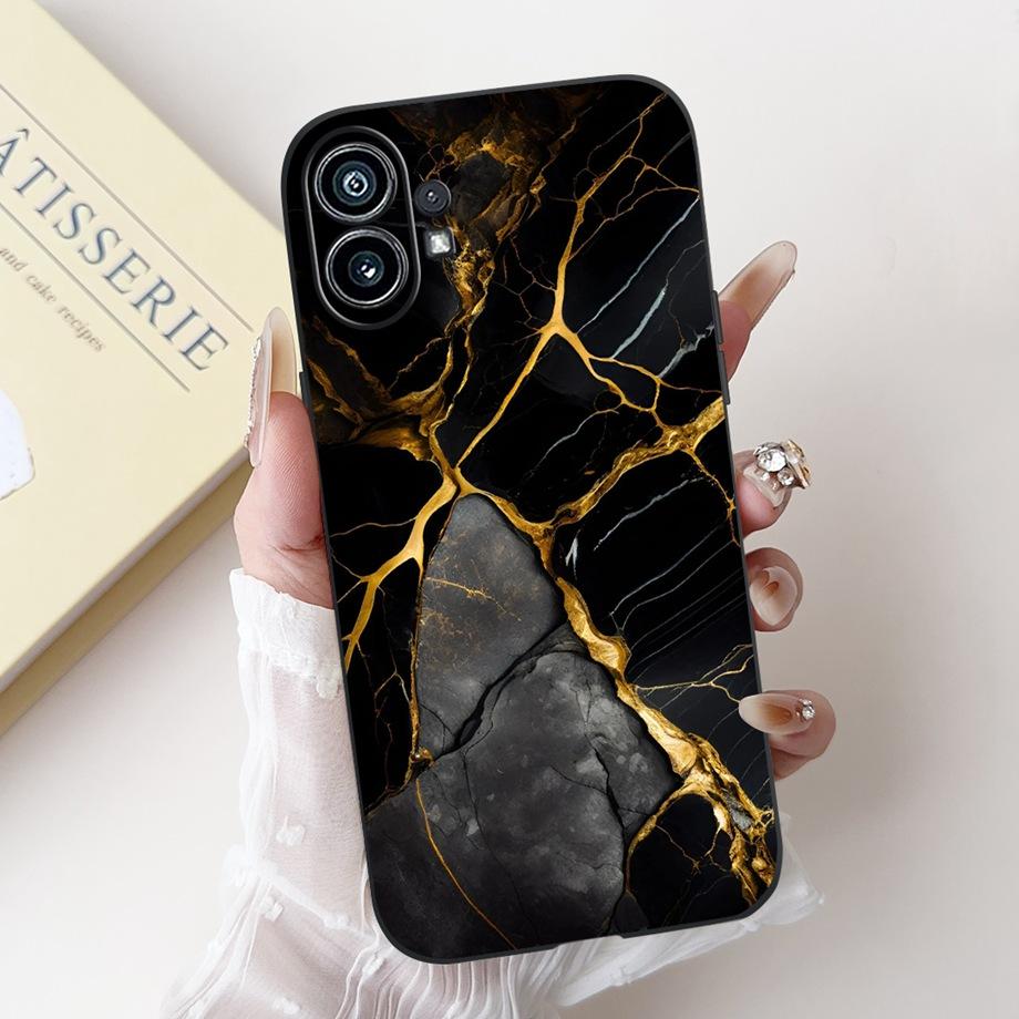 Butterfly Flower Landscape Marble Cartoon Cover For Nothing Phone 1 2 2a 3a Pro Case Phone (2a) (3a) Pro Capa Silicone Funda