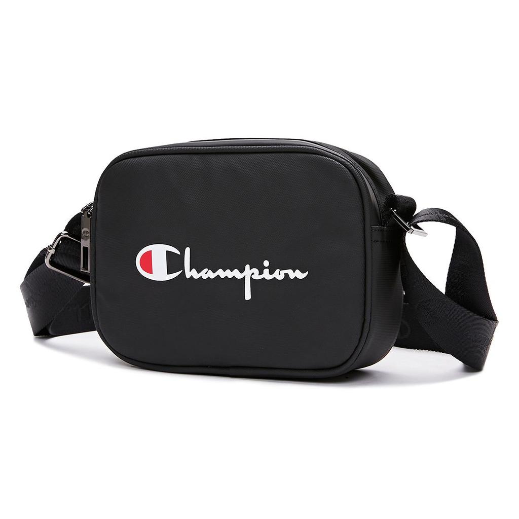 Champion Логотип-надпись Модный тренд Повседневный Спортивный Молния Универсальная Сумка через плечо Средний Унисекс сумки Черный U3AACPU10