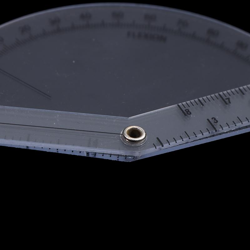 Медицинский палец-гониометр Пластиковый транспортир 180 градусов Угловая линейка Пальцевая линейка