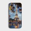 Чехол для телефона Париж Эйфелева башня Для iPhone 16,15,14,13,12,11 Plus,Pro Max,XS,X,XR,SE,Mini,8,7, Мягкий силиконовый черный чехол