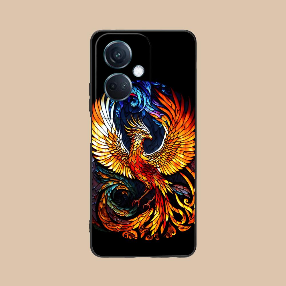Роскошный Чехол для Мобильного Телефона Феникс для OPPO Find X9 X8 X7 X6 X5 X3 X2 Plus s Pro Ultra Lite Красочный Печатный Чехол Красивый