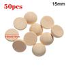 12/15/20/25/30/35/40mm for DIY Paint Woodworking Half Wooden Beads Unfinished Wood Balls Beads