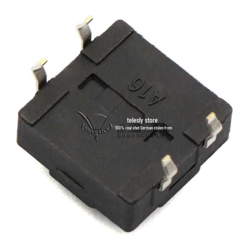 Waterproof 4-Pin Tactile Microswitch 12x12mm, Vertical Copper 5-Pack