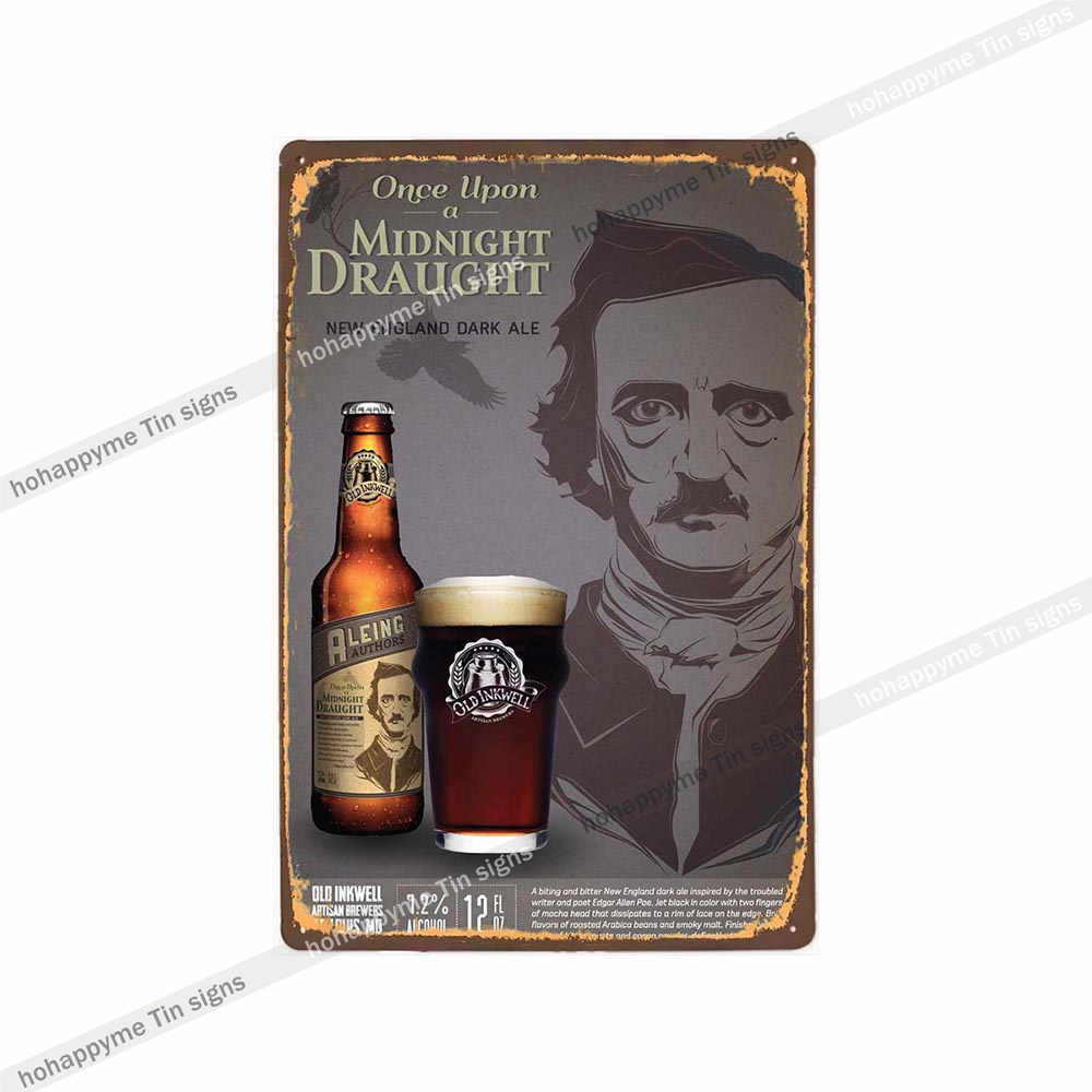 Металлические постеры Пиво Знаки Алкоголь Винтажные Декоративные Таблички Для Стены Бар Паб Клуб Кухня Спальня Ретро Табличка Домашний Декор 20x30см