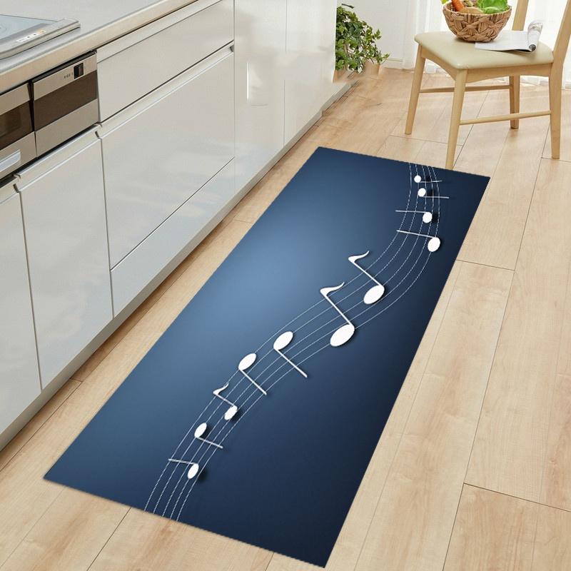 Коврик с 3D-печатью серии Piano Keyboard, большой коврик, ковры для гостиной, спальни, коврики для кухни, коврики, нескользящие