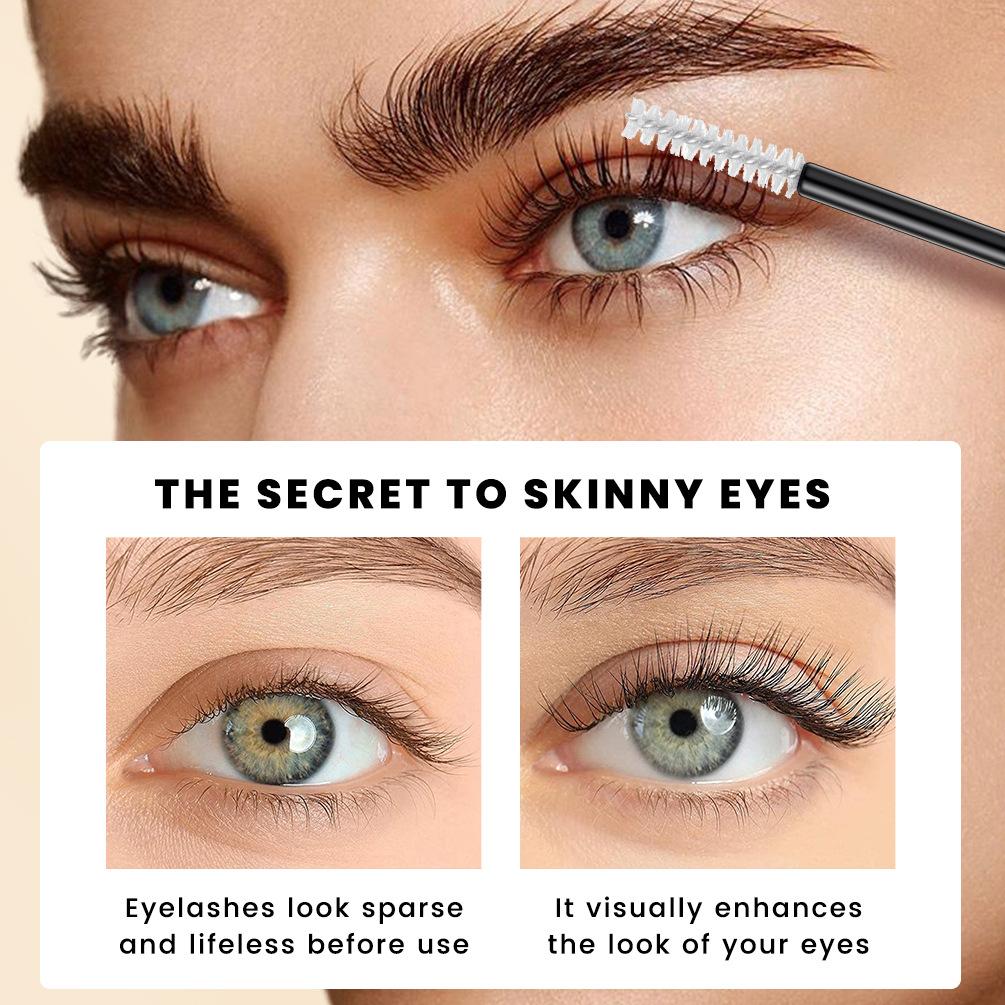 QIBEST Eyebrow Eye Cosmetic Set Waterproof Sweatproof Not Easy To Take Off Make-up Long-lasting Natural Three-dimensional Eye Make-up