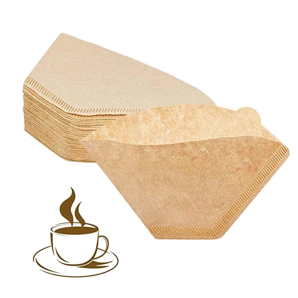 100 шт. U-образная бумага для кофеварки одноразовая кофейная воронка конусная кофейная фильтрующая бумага кафе