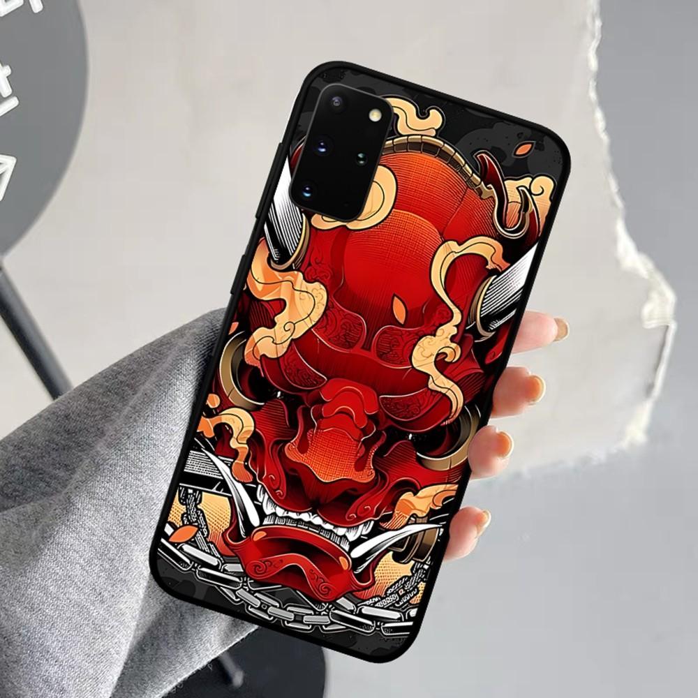 Чехол для телефона Самурайская маска Они для Samsung S 9 10 20 21 22 23 30 23 24 Plus Lite Ultra FE S10lite Fundas