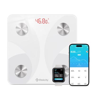 Etekcity Body Composition Scale, Smartphone Connectivity, 13 Measurement Metrics, 2-Year Warranty, Body Fat Scale, Fitbit Compatible, Lightweight, FIT